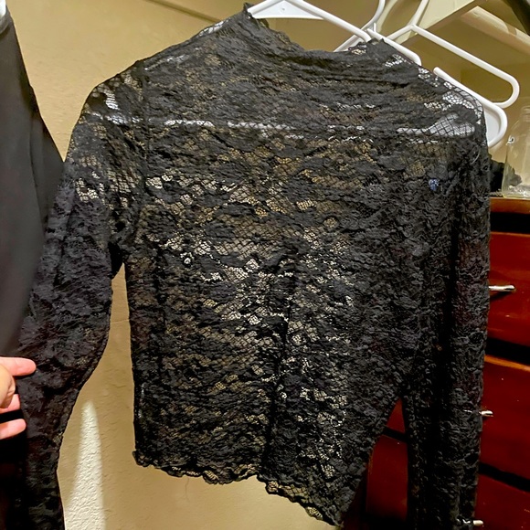 Forever 21 Tops - Mesh black top